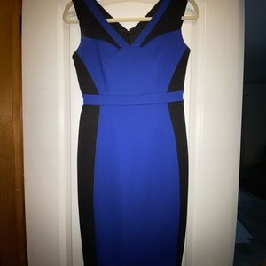 Adrianna Papell colorblock dress 2 petite